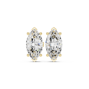 Vibrant 3ct Marquise Lab Grown Diamond Earring