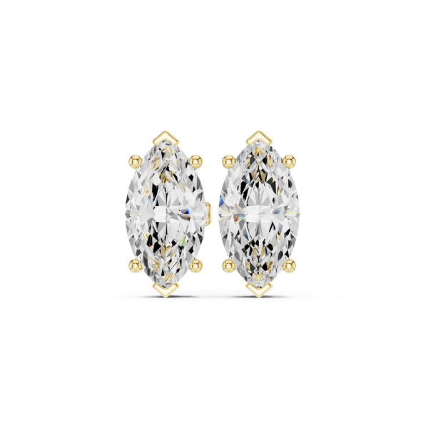 Vibrant 3ct Marquise Lab Grown Diamond Earring