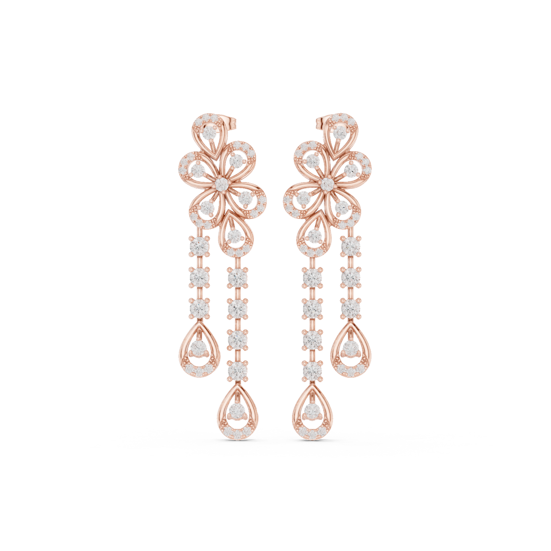 Luminous 2.592ct Lab Grown Diamond Earring