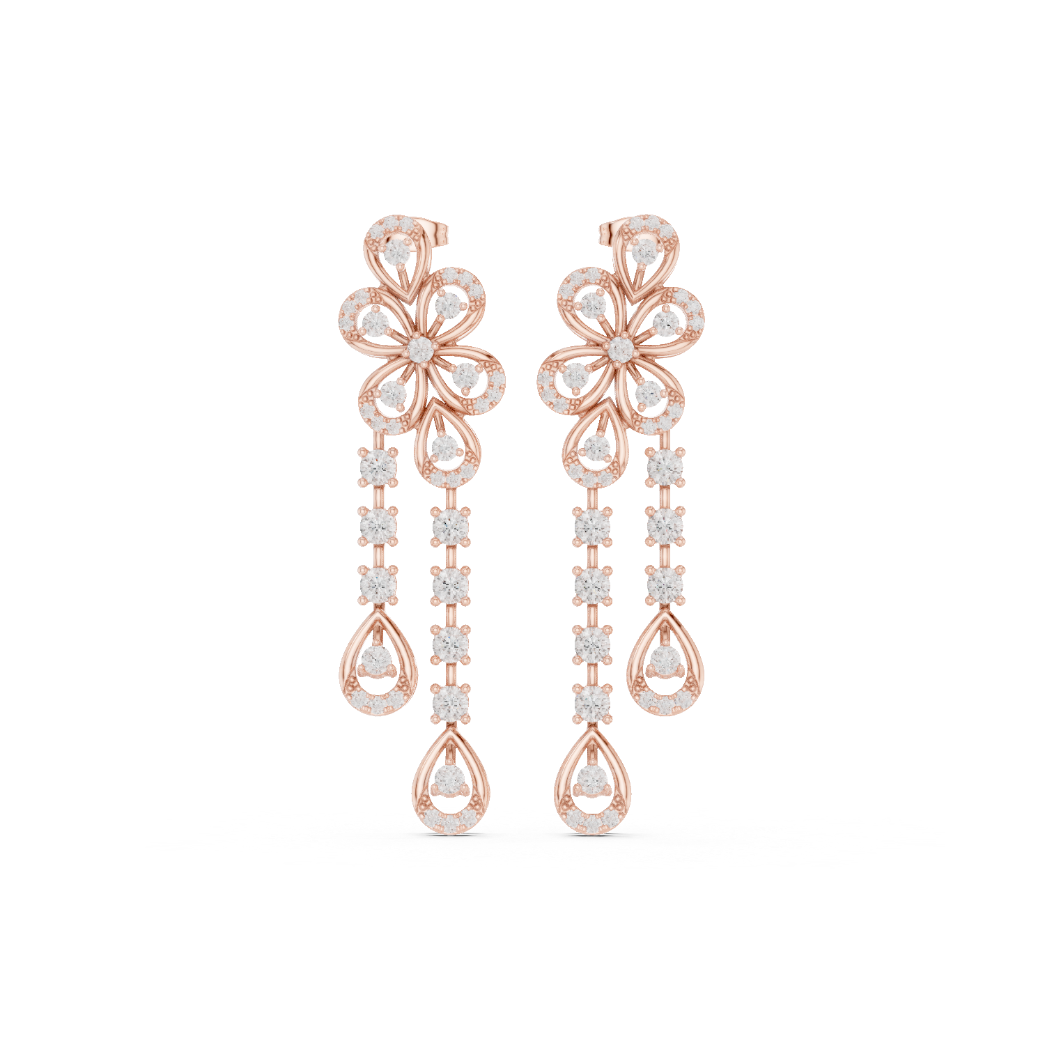 Luminous 2.592ct Lab Grown Diamond Earring