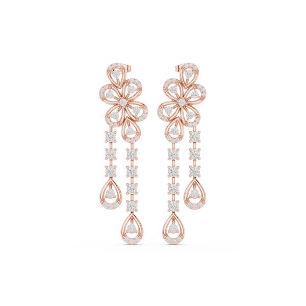 Luminous 2.592ct Lab Grown Diamond Earring