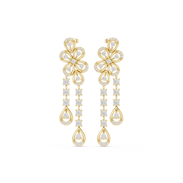 Luminous 2.592ct Lab Grown Diamond Earring