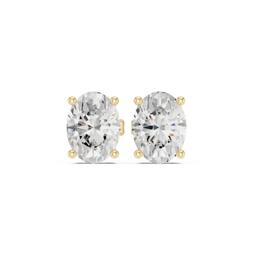 2.03ct Oval Lab Grown Diamond Earring