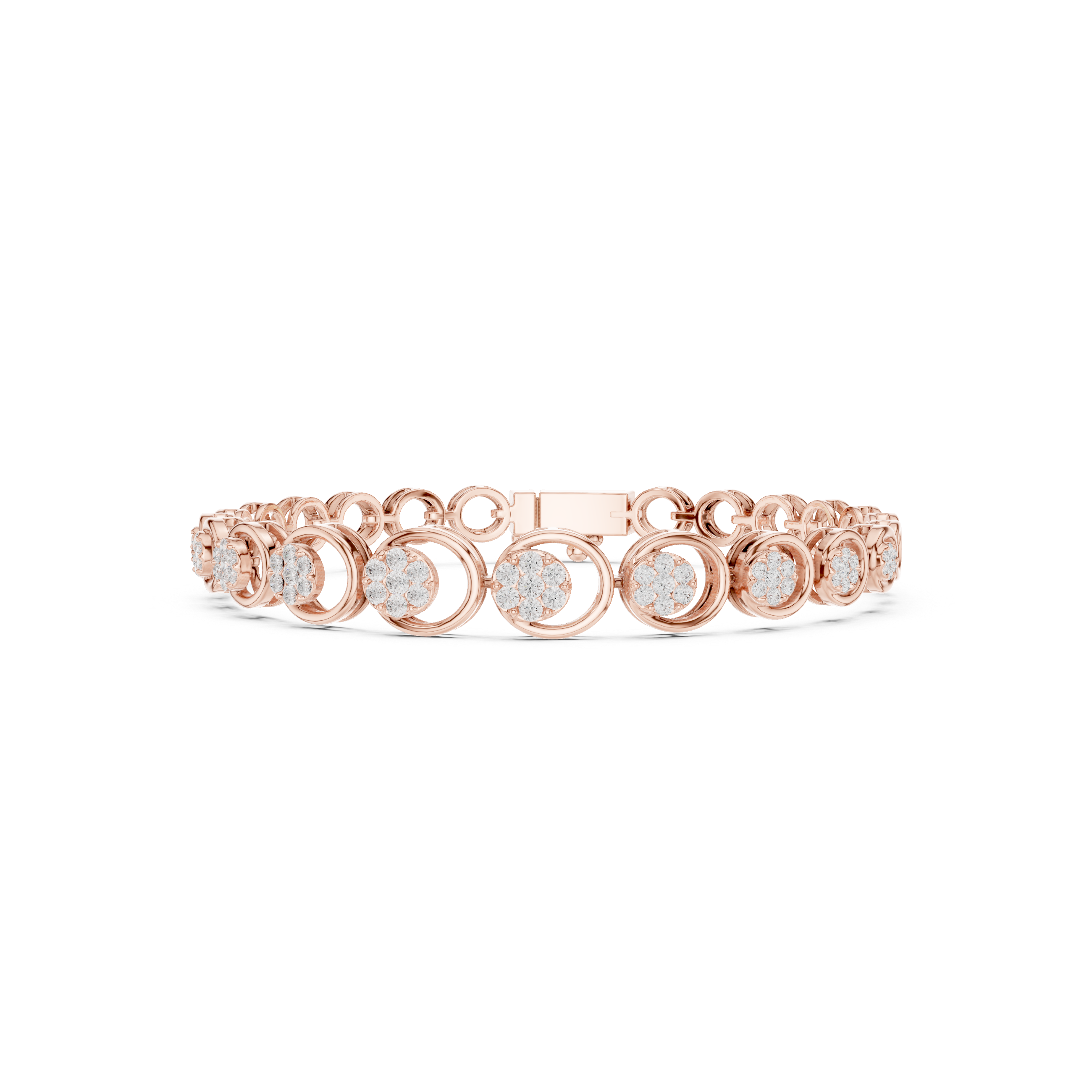 Round 0.83 Carat Lab Grown Diamond Bracelet