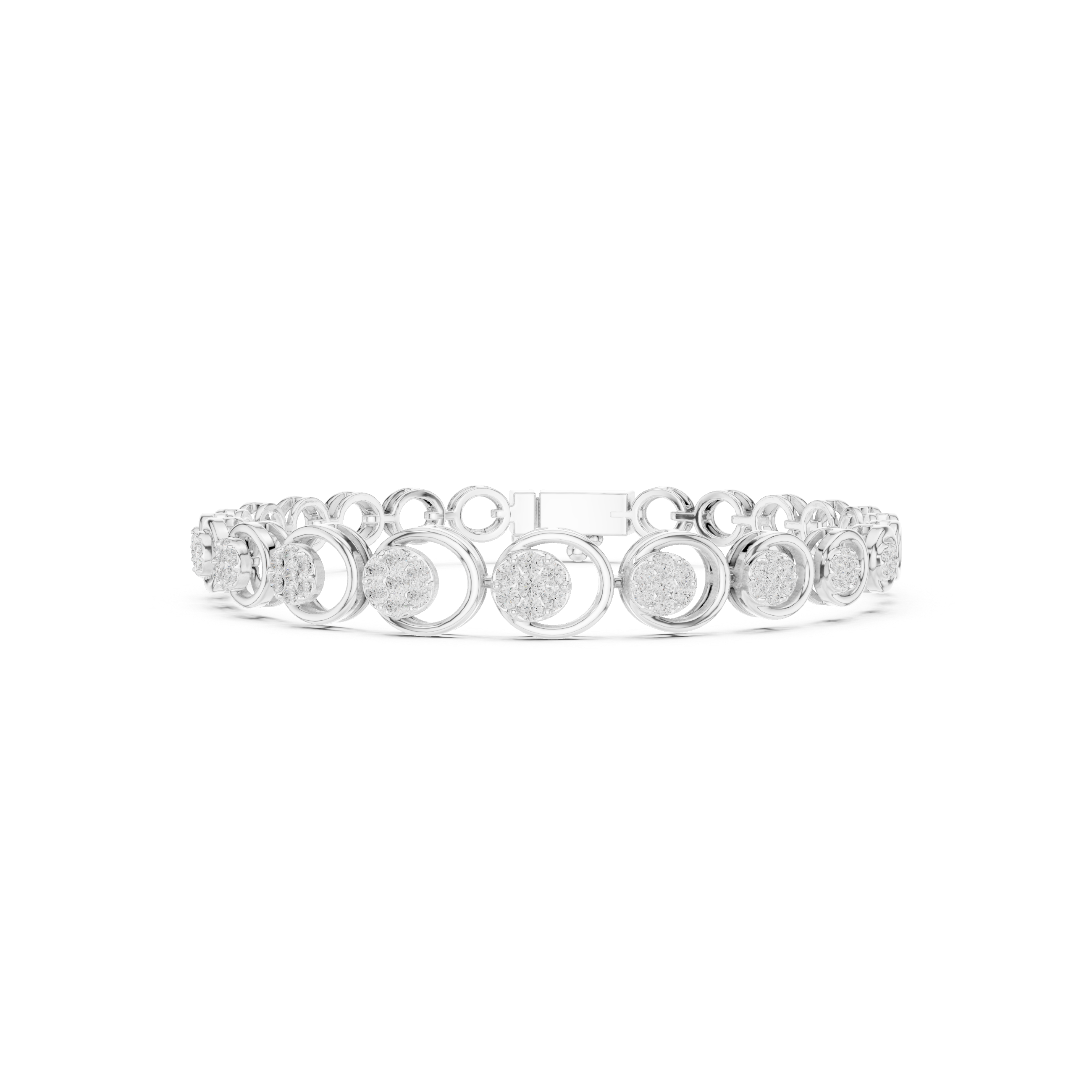 Round 0.83 Carat Lab Grown Diamond Bracelet