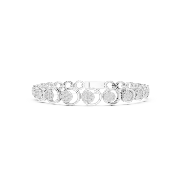 Round 0.83 Carat Lab Grown Diamond Bracelet