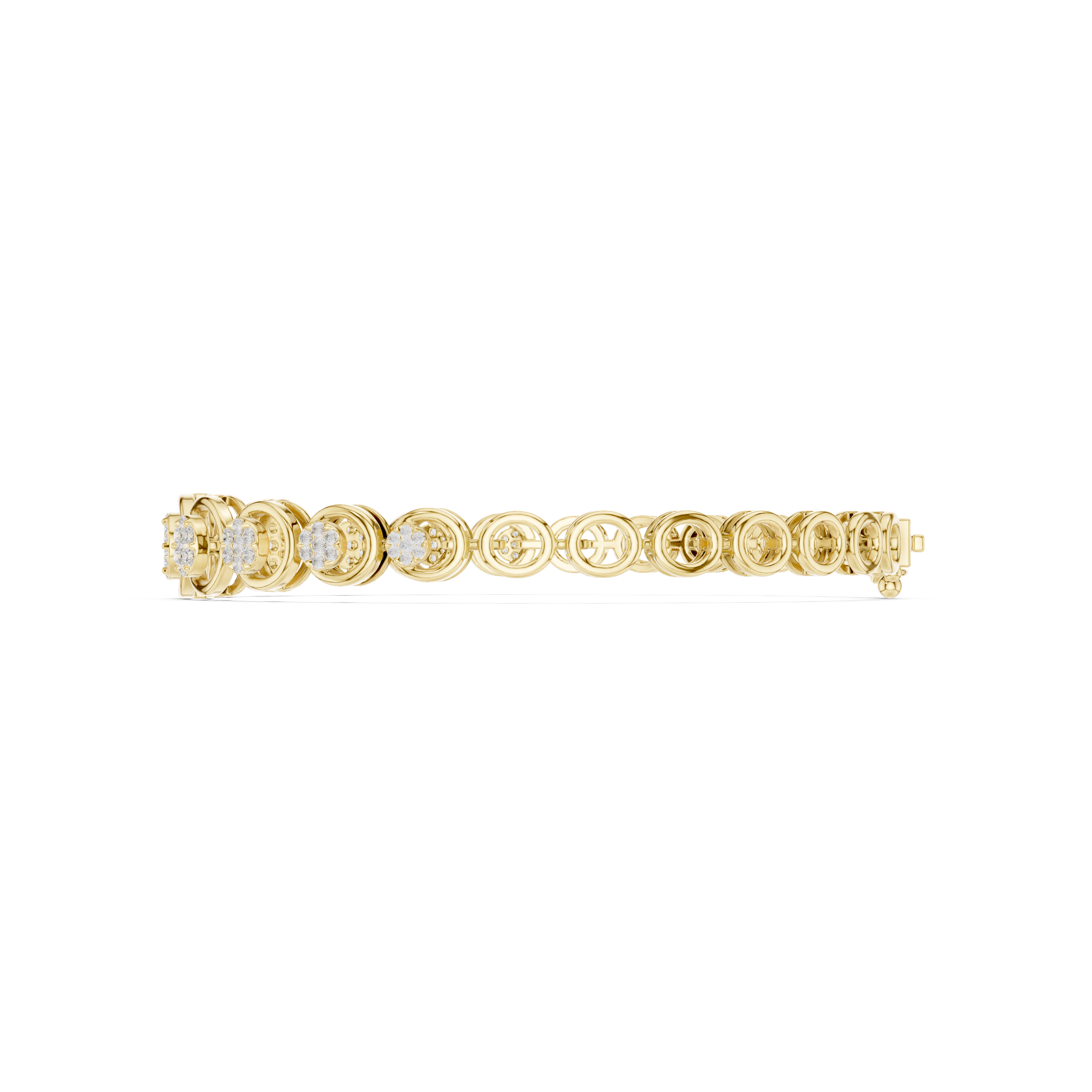 Round 0.83 Carat Lab Grown Diamond Bracelet