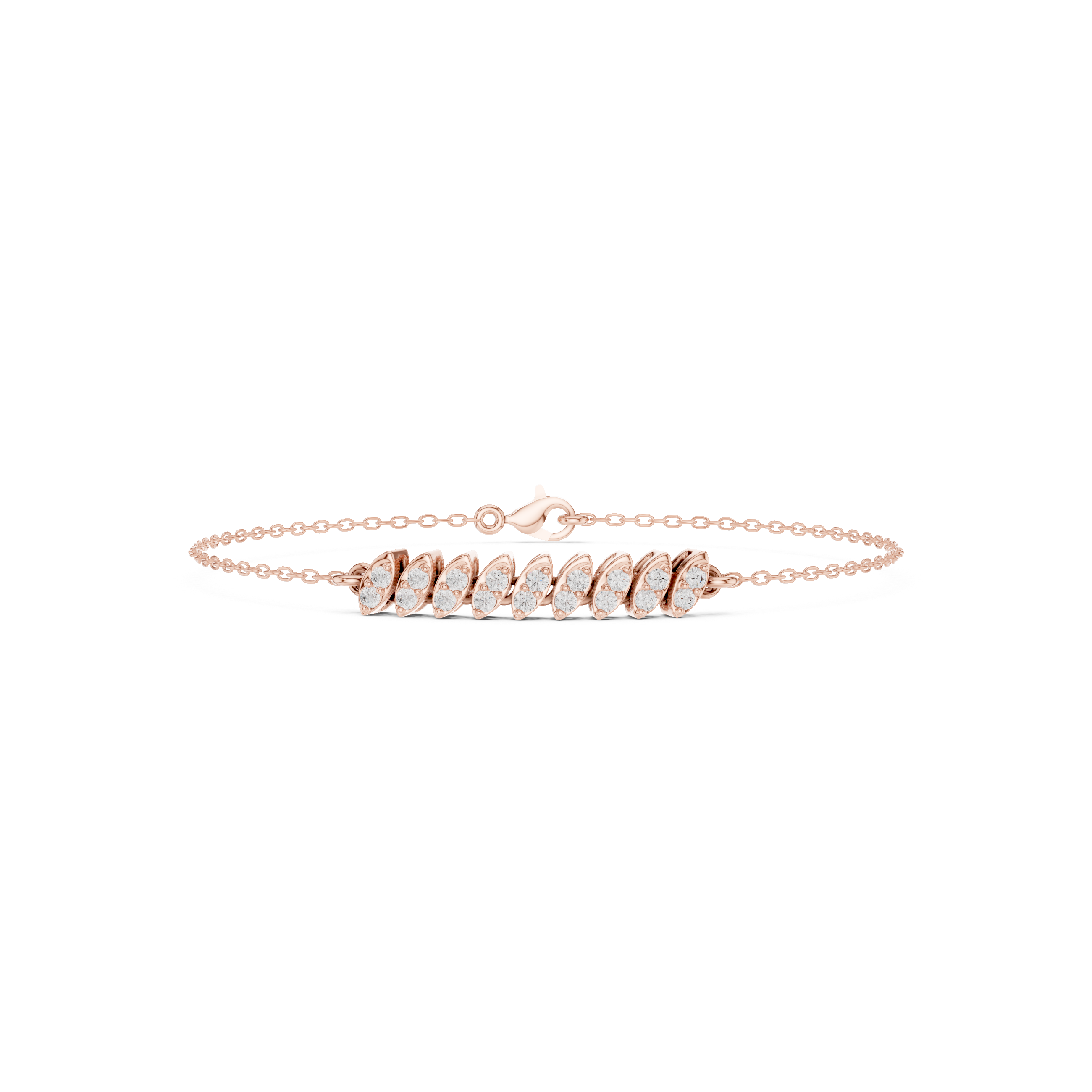 Round 0.22 Carat Lab Grown Diamond Bracelet