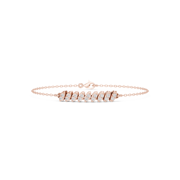 Round 0.22 Carat Lab Grown Diamond Bracelet