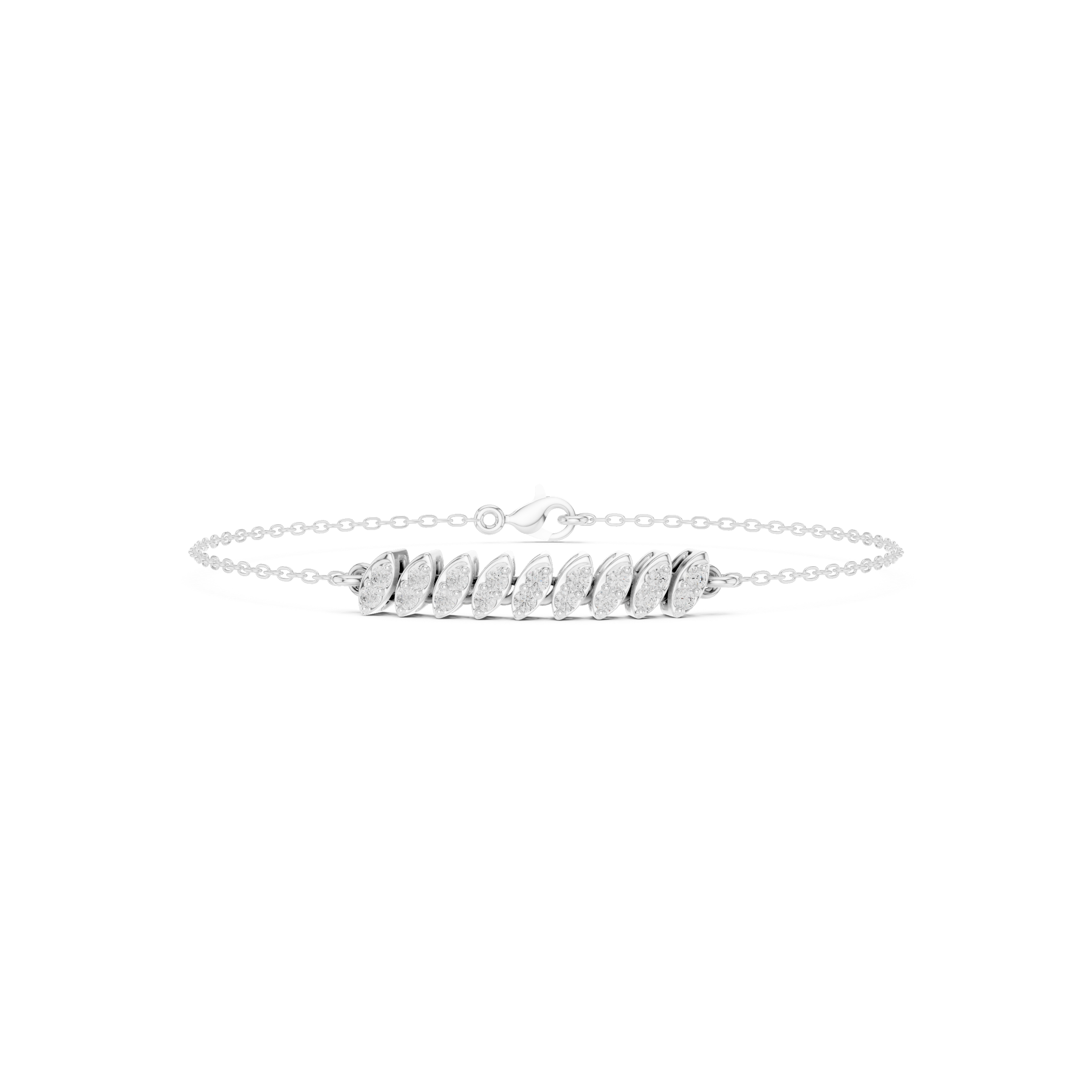 Round 0.22 Carat Lab Grown Diamond Bracelet