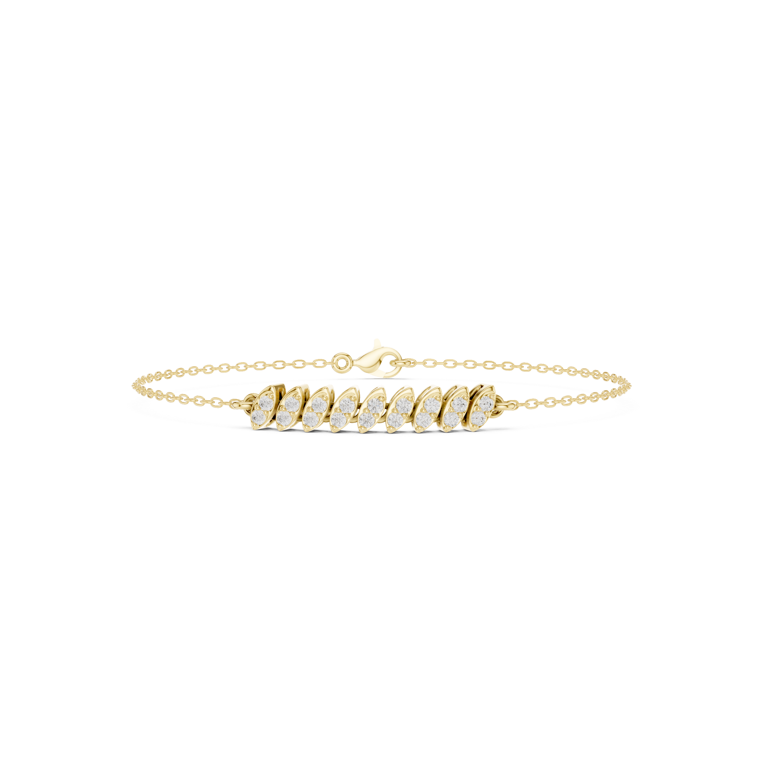 Round 0.22 Carat Lab Grown Diamond Bracelet