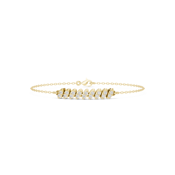 Round 0.22 Carat Lab Grown Diamond Bracelet