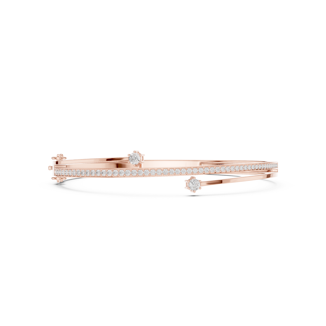 Round 0.80 Carat Lab Grown Diamond Bracelet