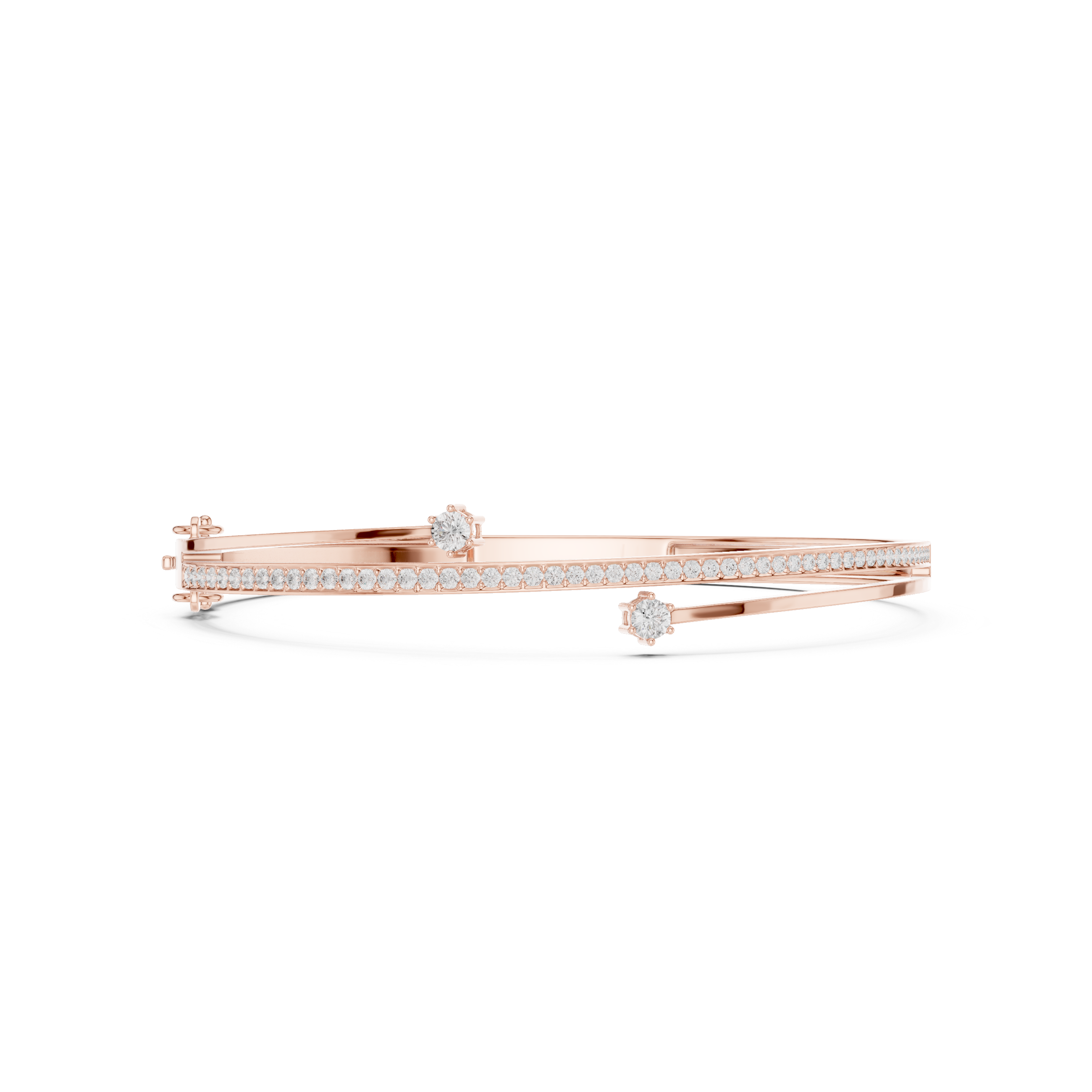 Round 0.80 Carat Lab Grown Diamond Bracelet