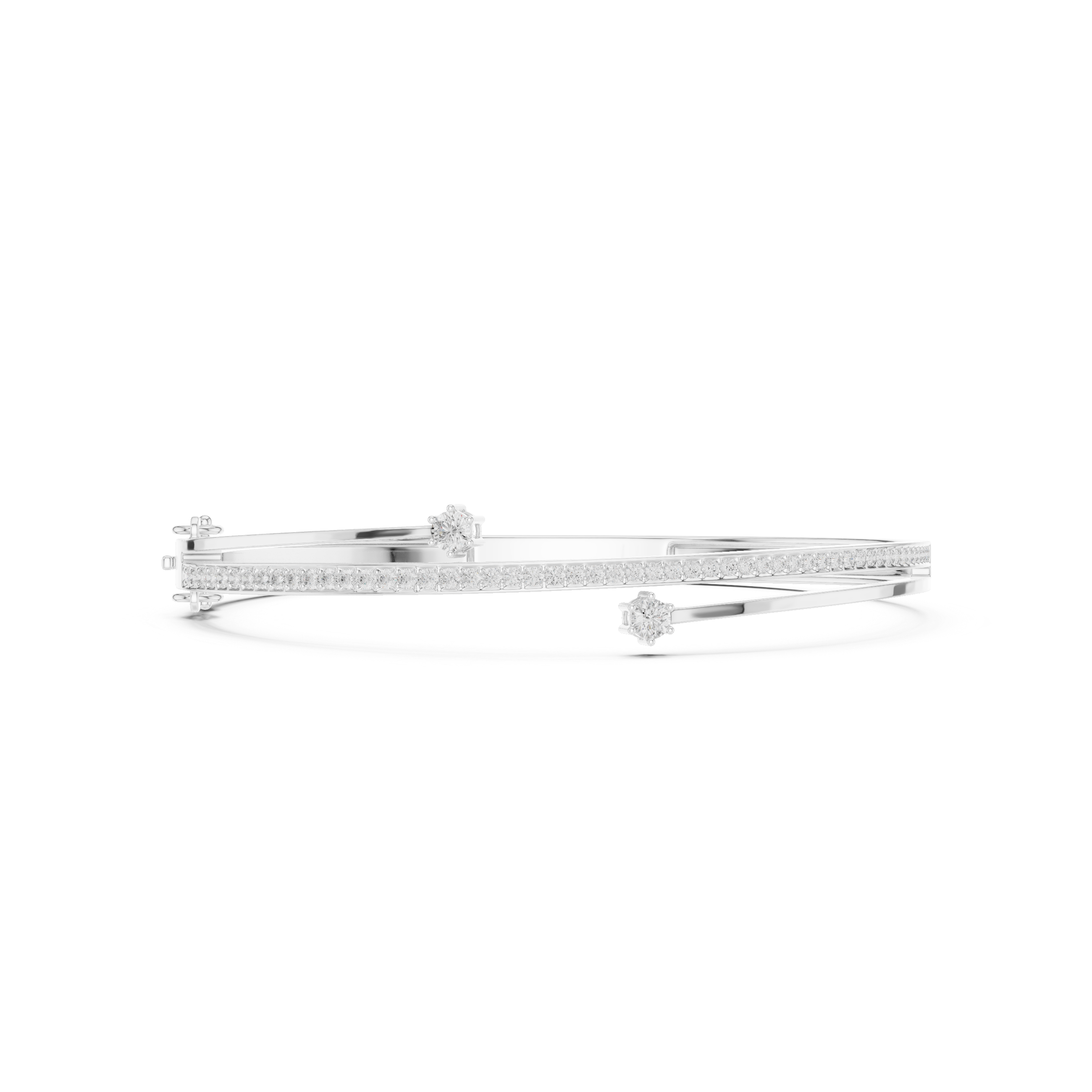 Round 0.80 Carat Lab Grown Diamond Bracelet