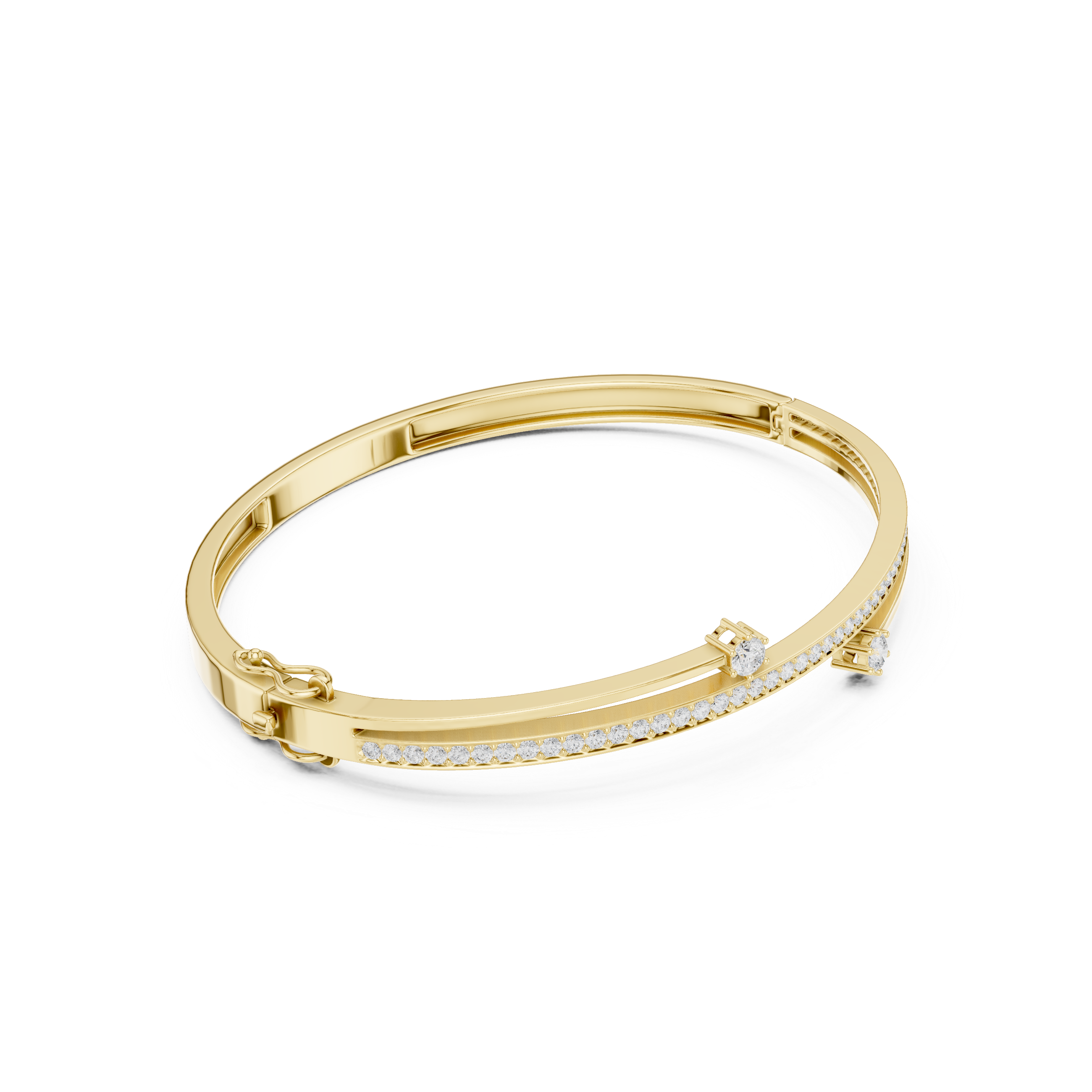 Round 0.80 Carat Lab Grown Diamond Bracelet