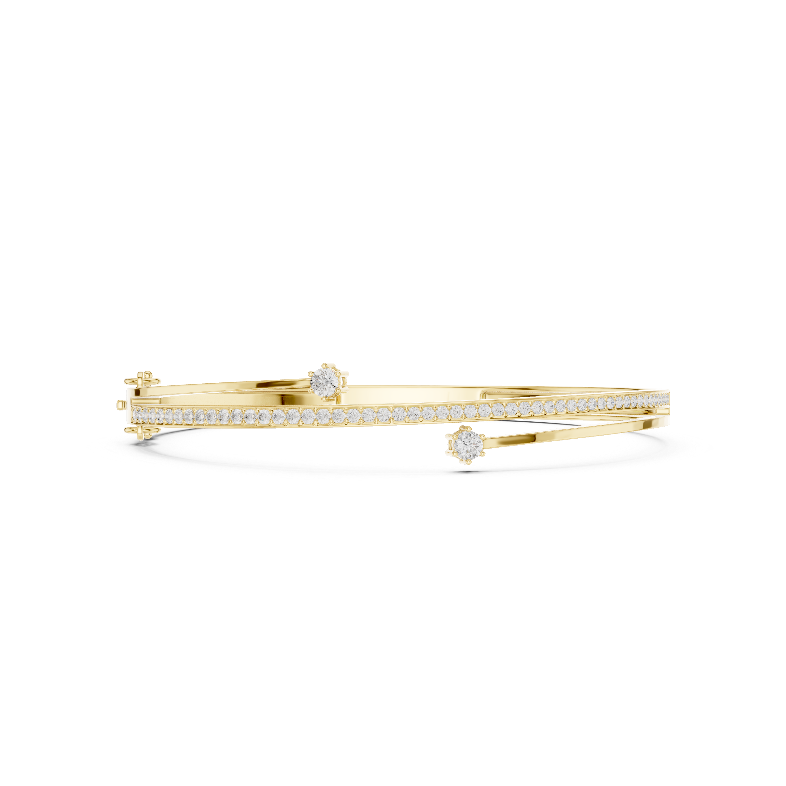 Round 0.80 Carat Lab Grown Diamond Bracelet