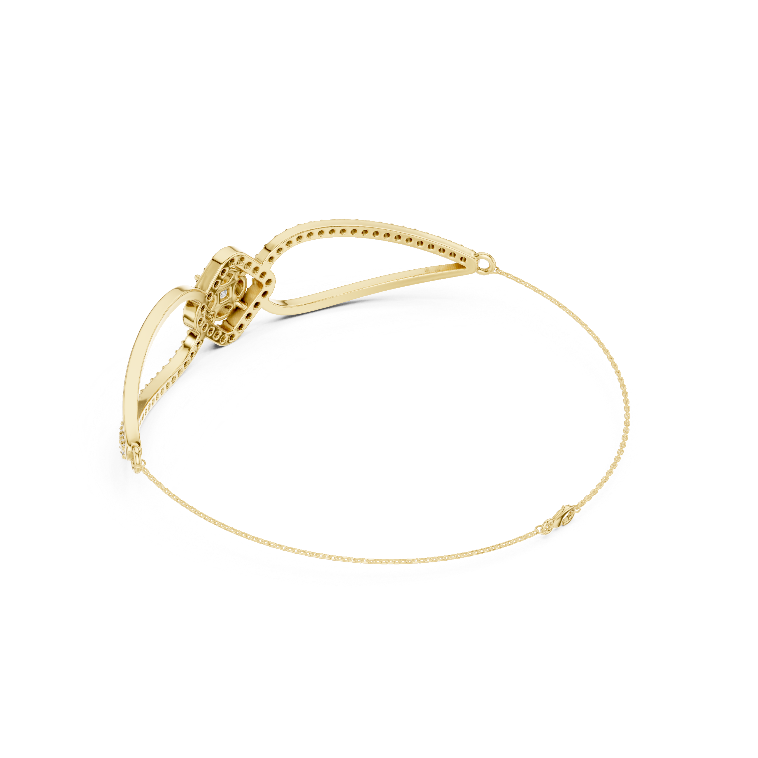 Round 0.94 Carat Lab Grown Diamond Bracelet