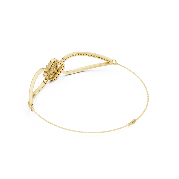 Round 0.94 Carat Lab Grown Diamond Bracelet