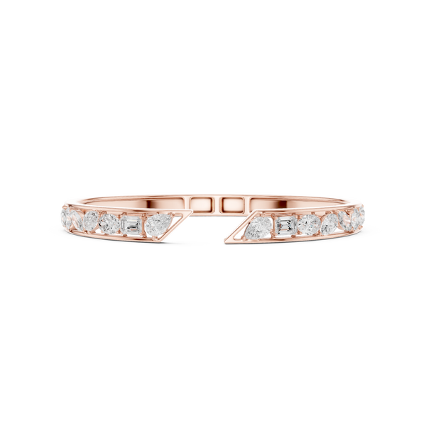 Pear Emerald Oval Marquise Round 3.51 Carat Lab Grown Diamond Bracelet