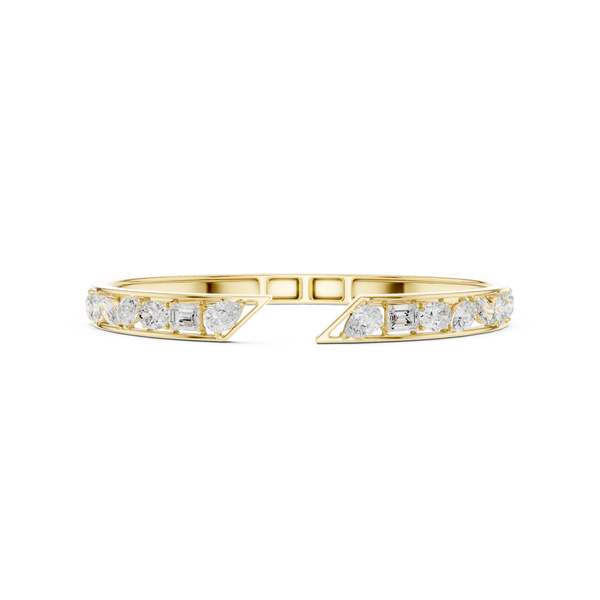 Pear Emerald Oval Marquise Round 3.51 Carat Lab Grown Diamond Bracelet