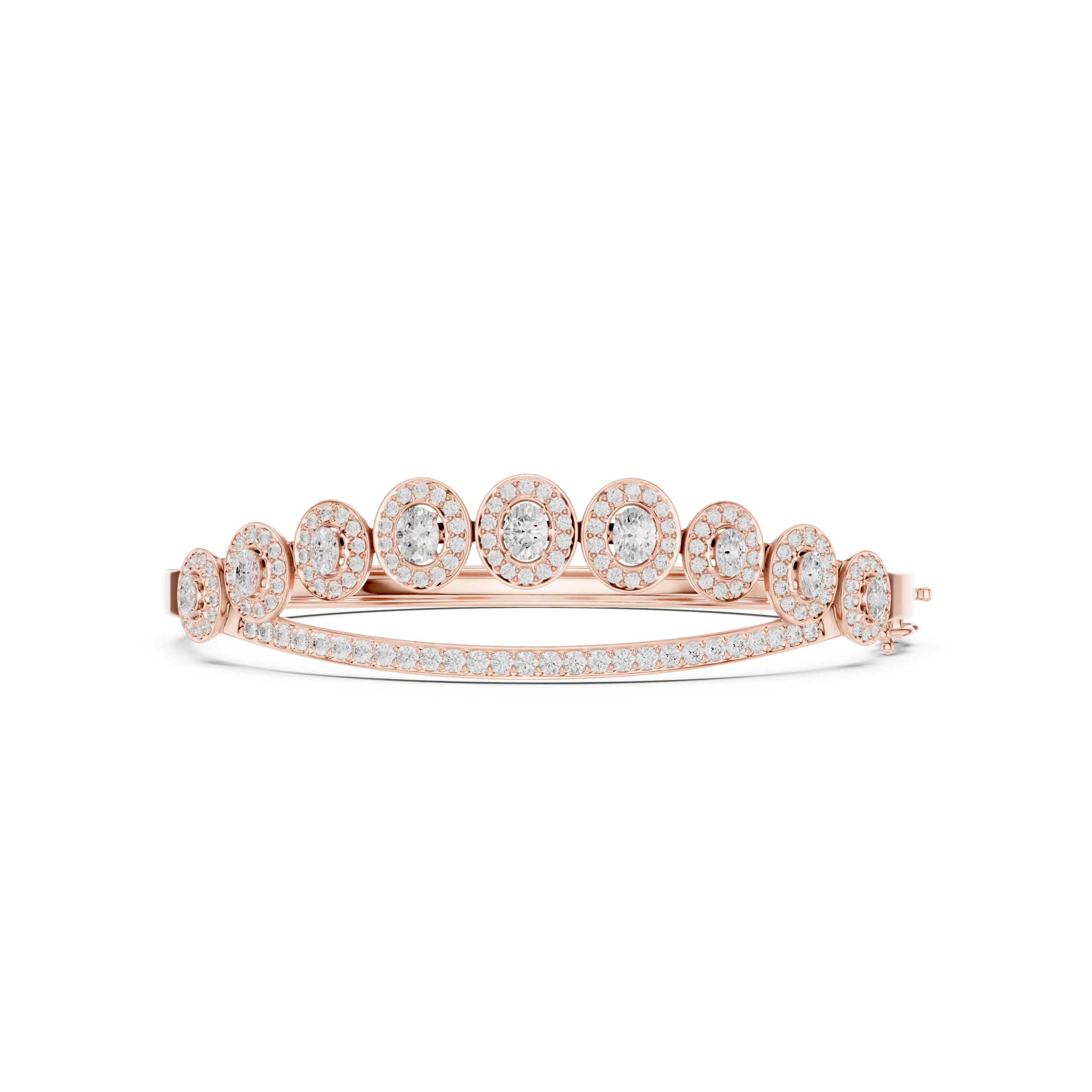 Round 2.40 Carat Lab Grown Diamond Bracelet
