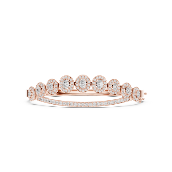 Round 2.40 Carat Lab Grown Diamond Bracelet