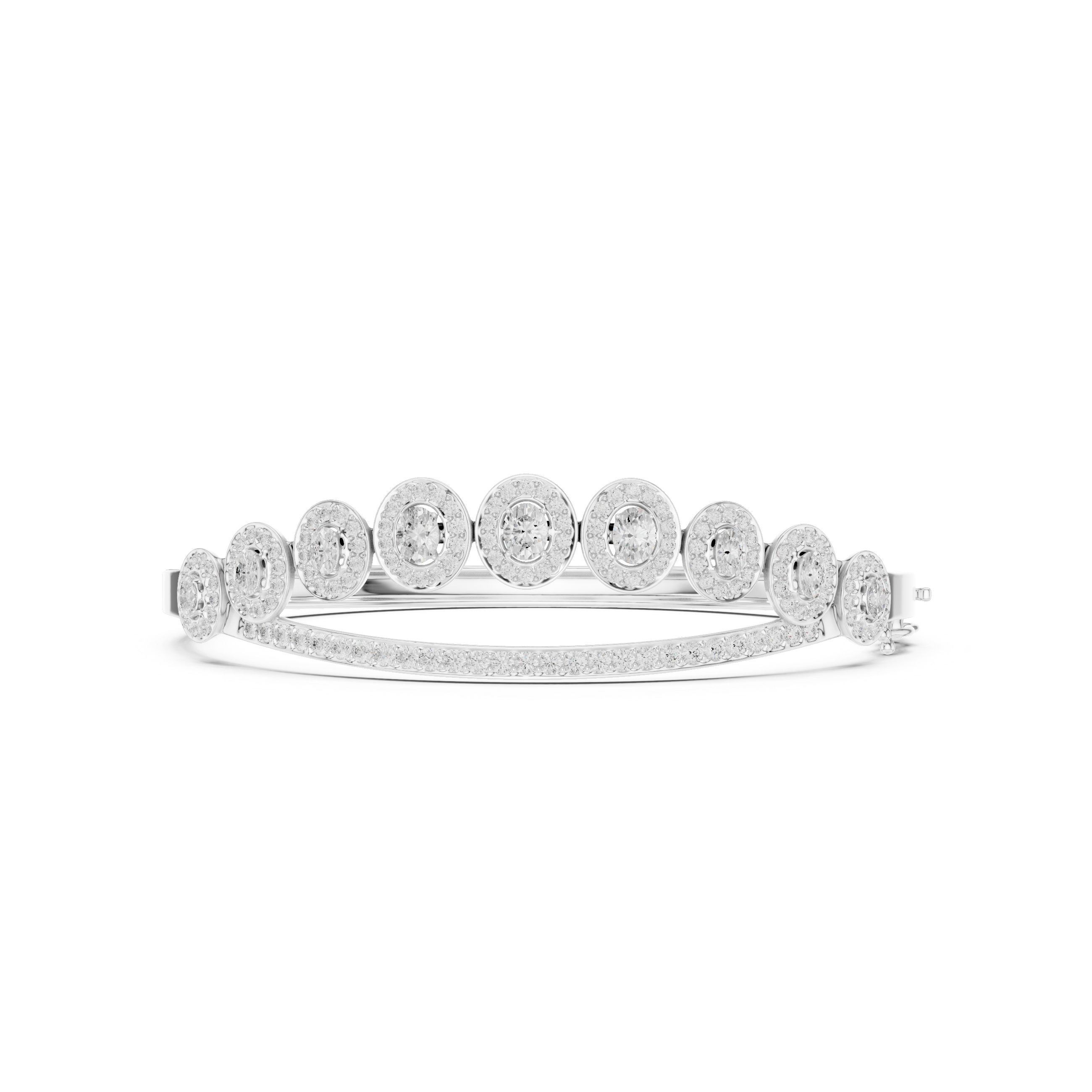Round 2.40 Carat Lab Grown Diamond Bracelet