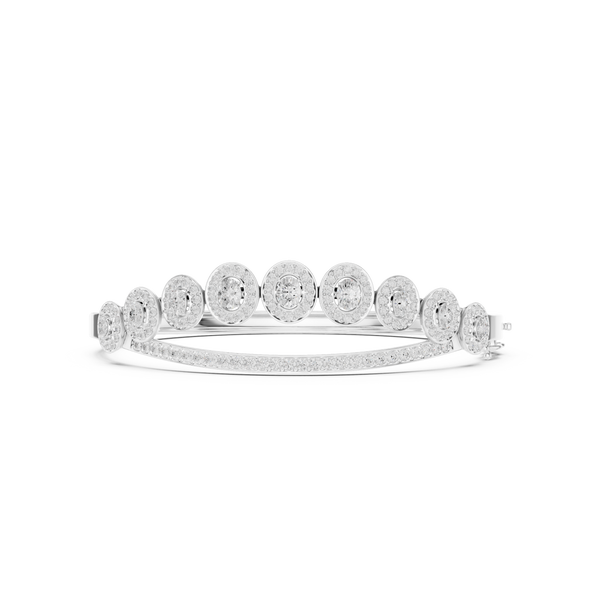 Round 2.40 Carat Lab Grown Diamond Bracelet