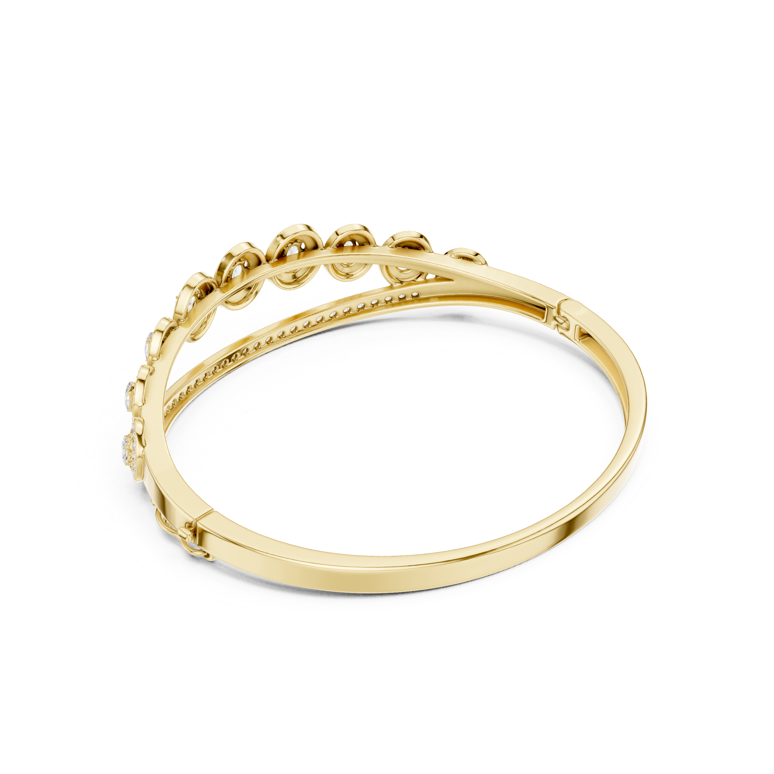 Round 2.40 Carat Lab Grown Diamond Bracelet