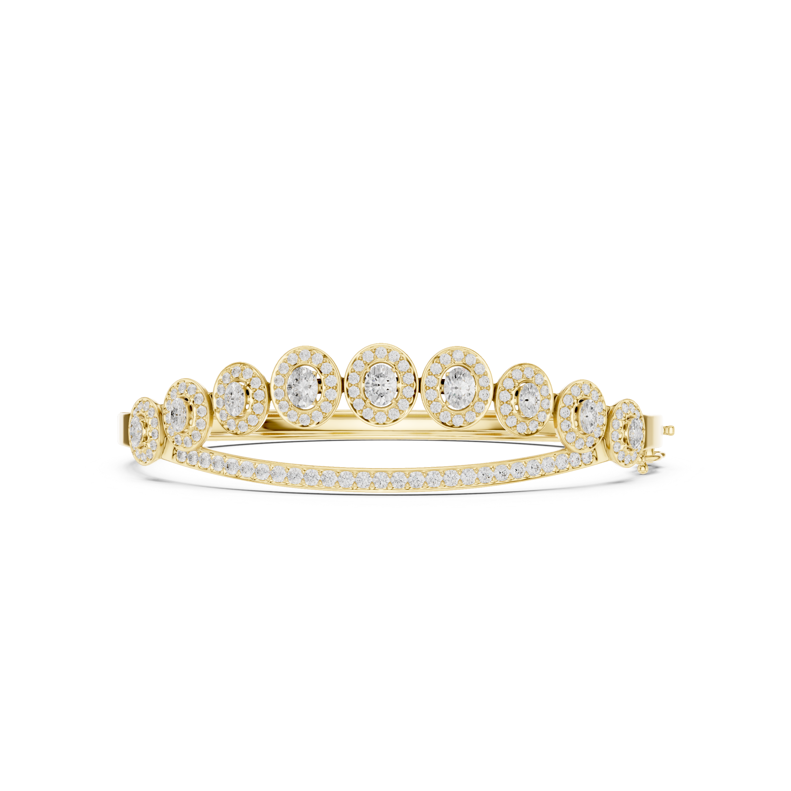 Round 2.40 Carat Lab Grown Diamond Bracelet