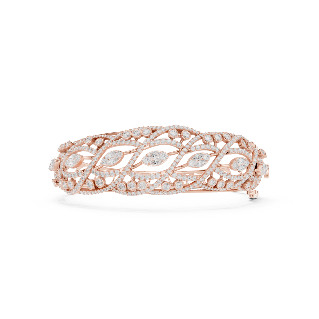 Round 4.72 Carat Lab Grown Diamond Bracelet