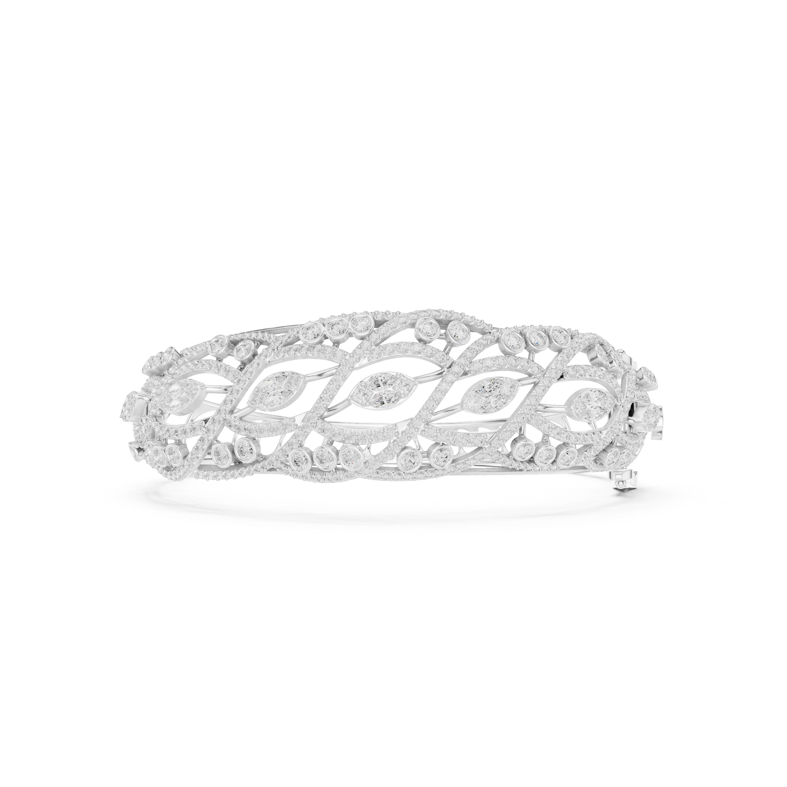 Round 4.72 Carat Lab Grown Diamond Bracelet