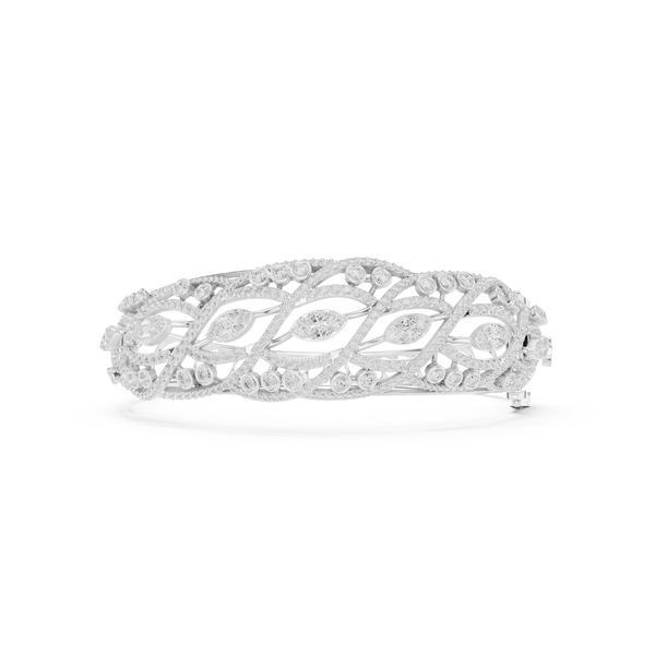 Round 4.72 Carat Lab Grown Diamond Bracelet