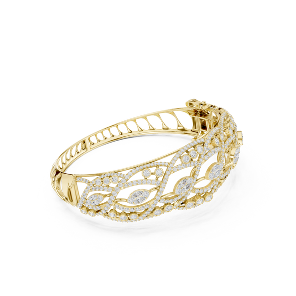 Round 4.72 Carat Lab Grown Diamond Bracelet