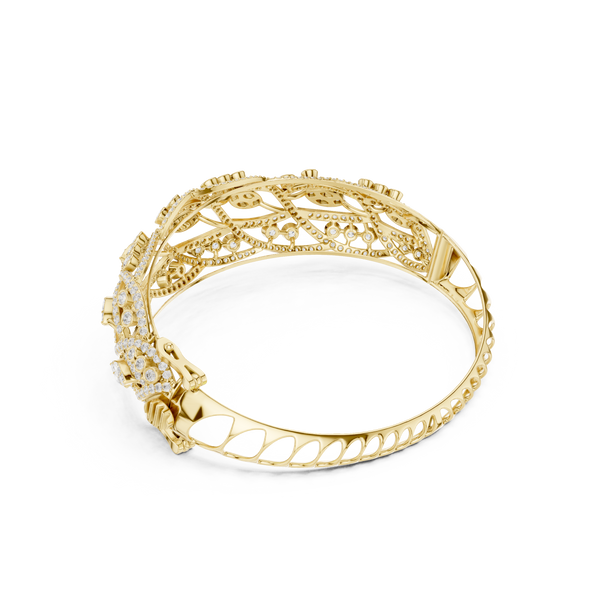 Round 4.72 Carat Lab Grown Diamond Bracelet