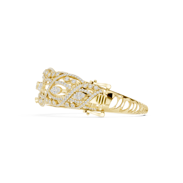 Round 4.72 Carat Lab Grown Diamond Bracelet