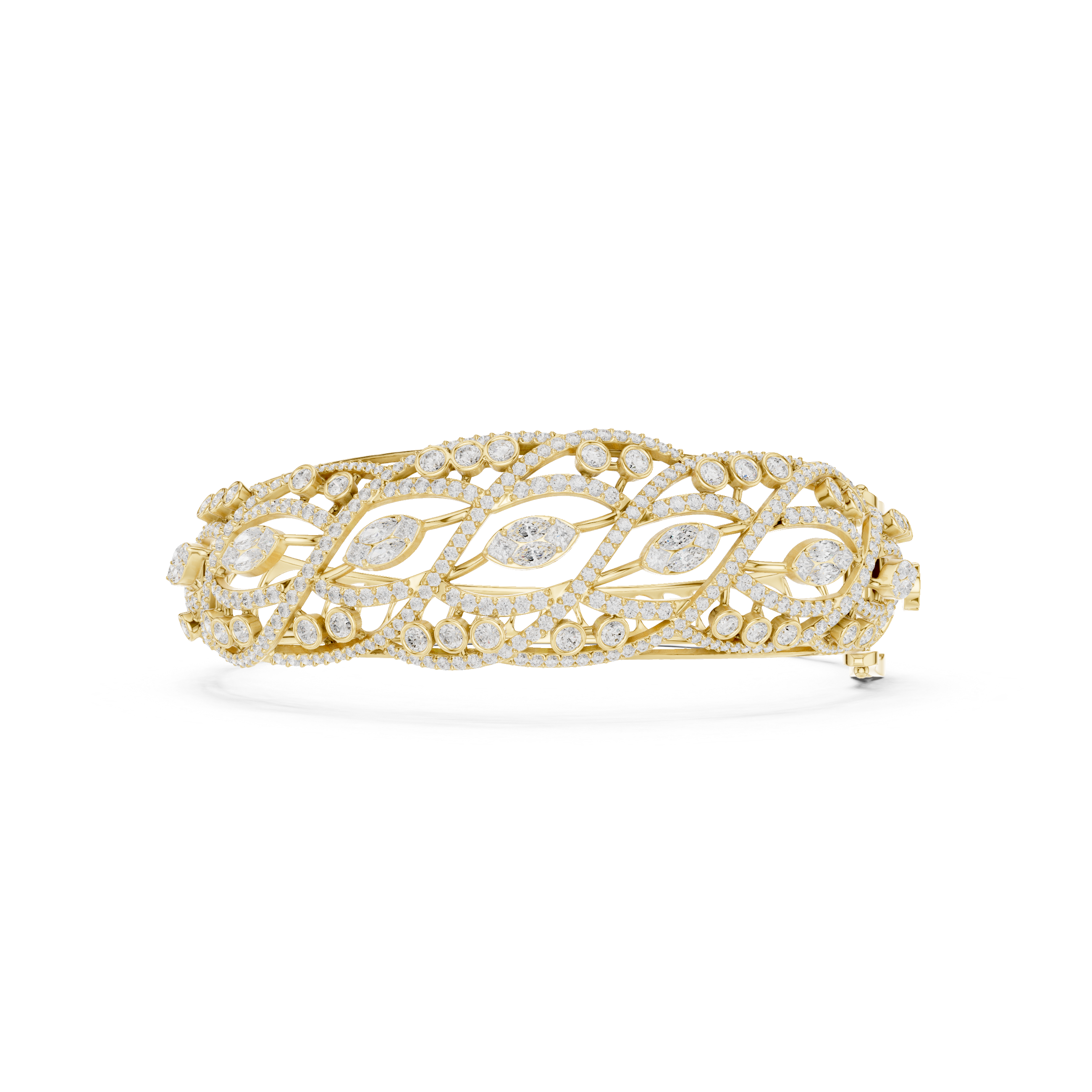 Round 4.72 Carat Lab Grown Diamond Bracelet