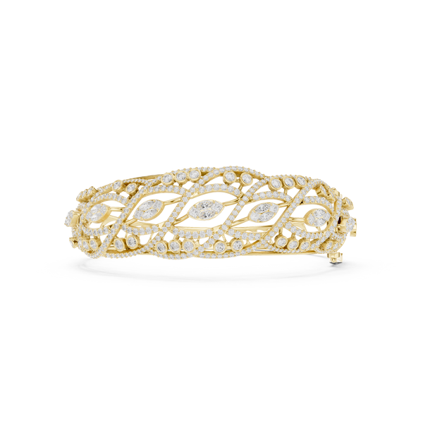 Round 4.72 Carat Lab Grown Diamond Bracelet
