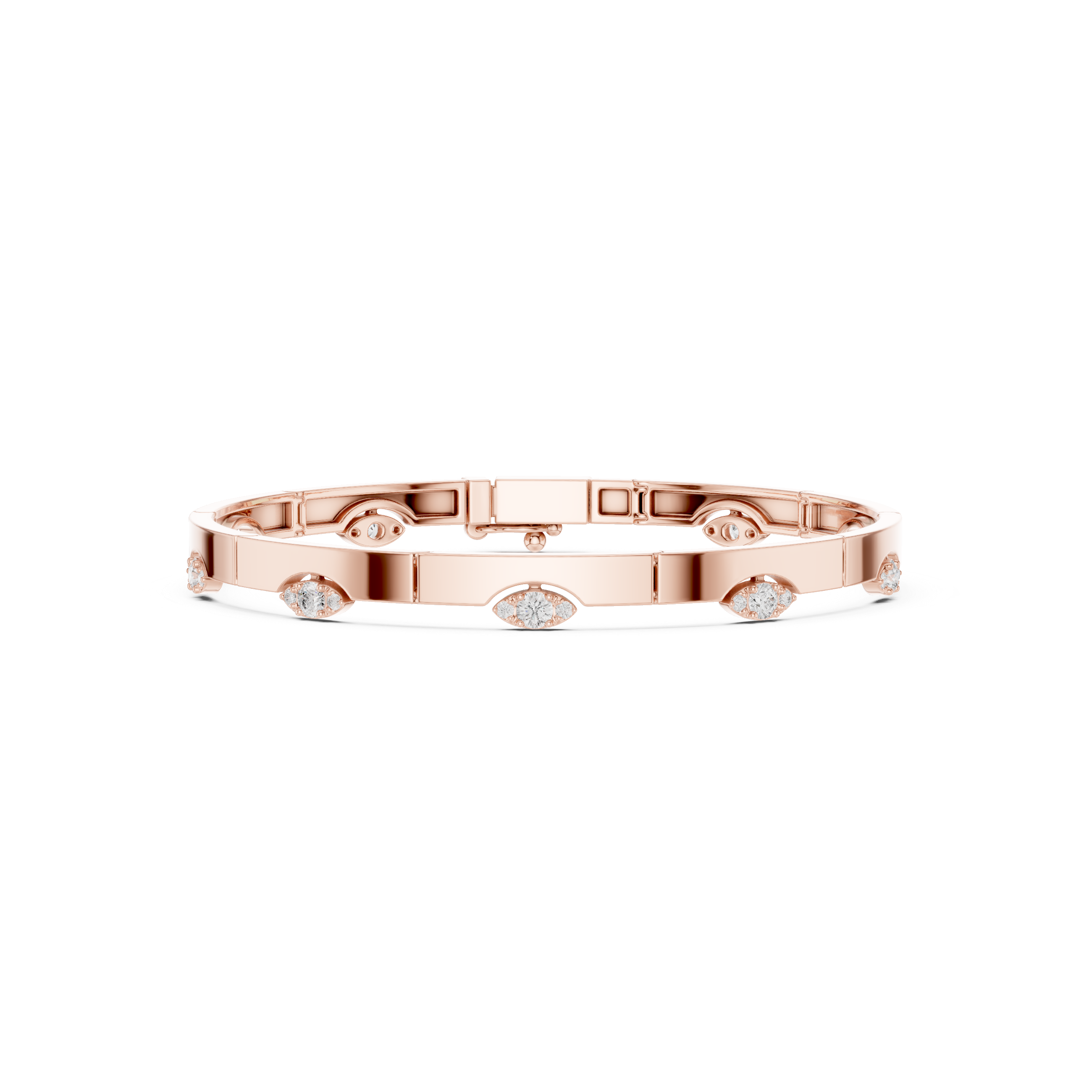 Round 0.62 Carat Lab Grown Diamond Bracelet