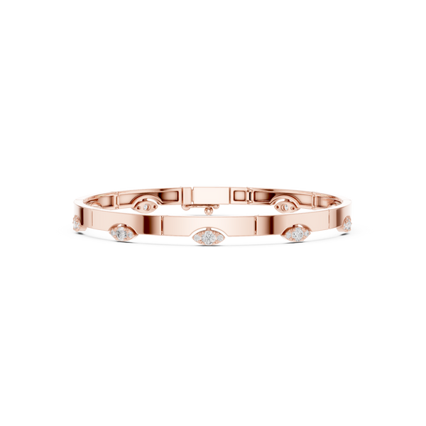 Round 0.62 Carat Lab Grown Diamond Bracelet