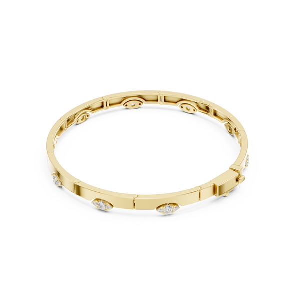Round 0.62 Carat Lab Grown Diamond Bracelet