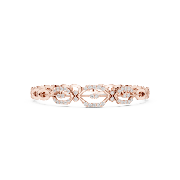 Round 0.89 Carat Lab Grown Diamond Bracelet