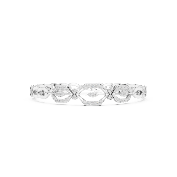 Round 0.89 Carat Lab Grown Diamond Bracelet