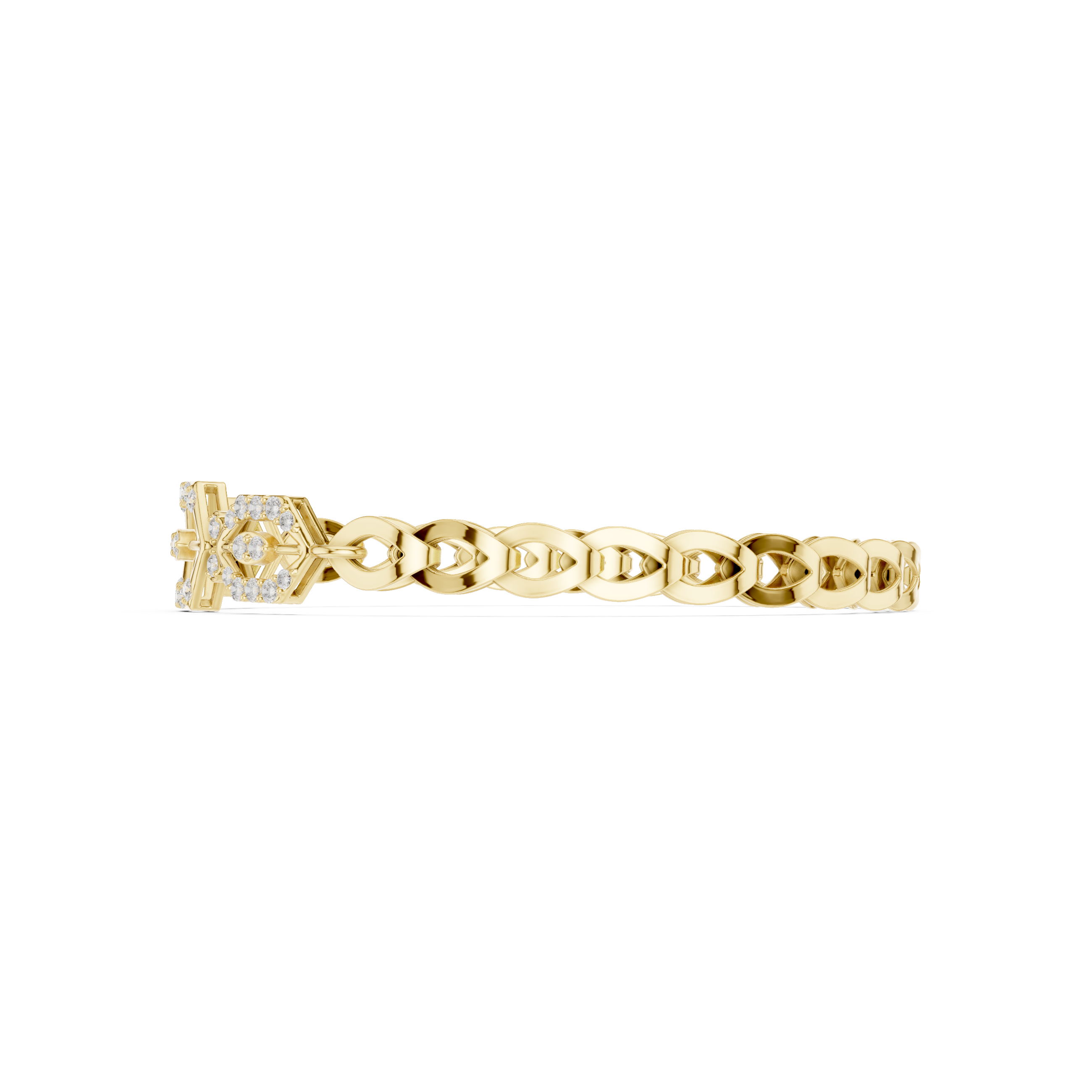 Round 0.89 Carat Lab Grown Diamond Bracelet