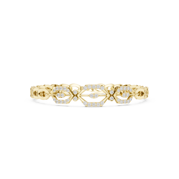 Round 0.89 Carat Lab Grown Diamond Bracelet