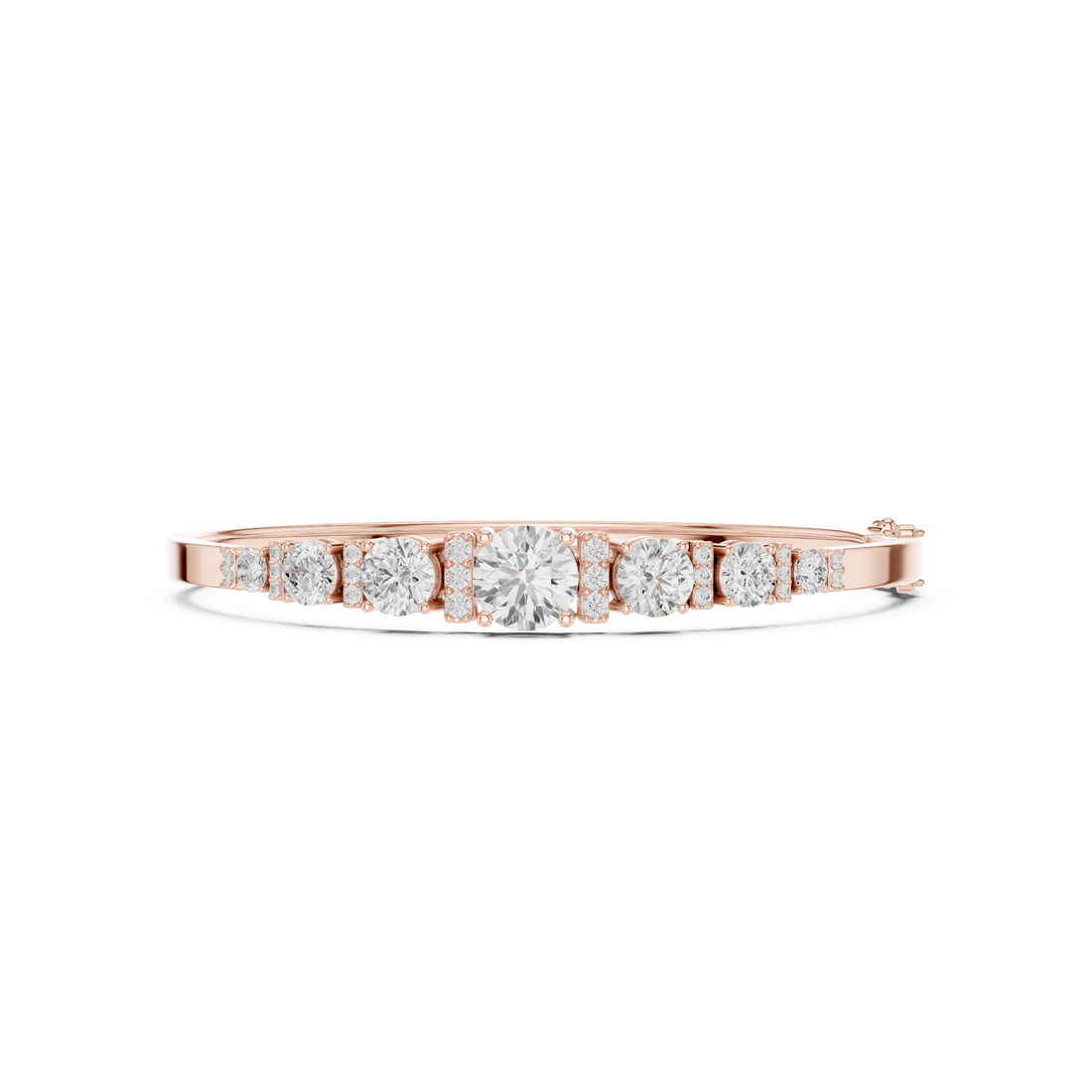 Round 5.14 Carat Lab Grown Diamond Bracelet