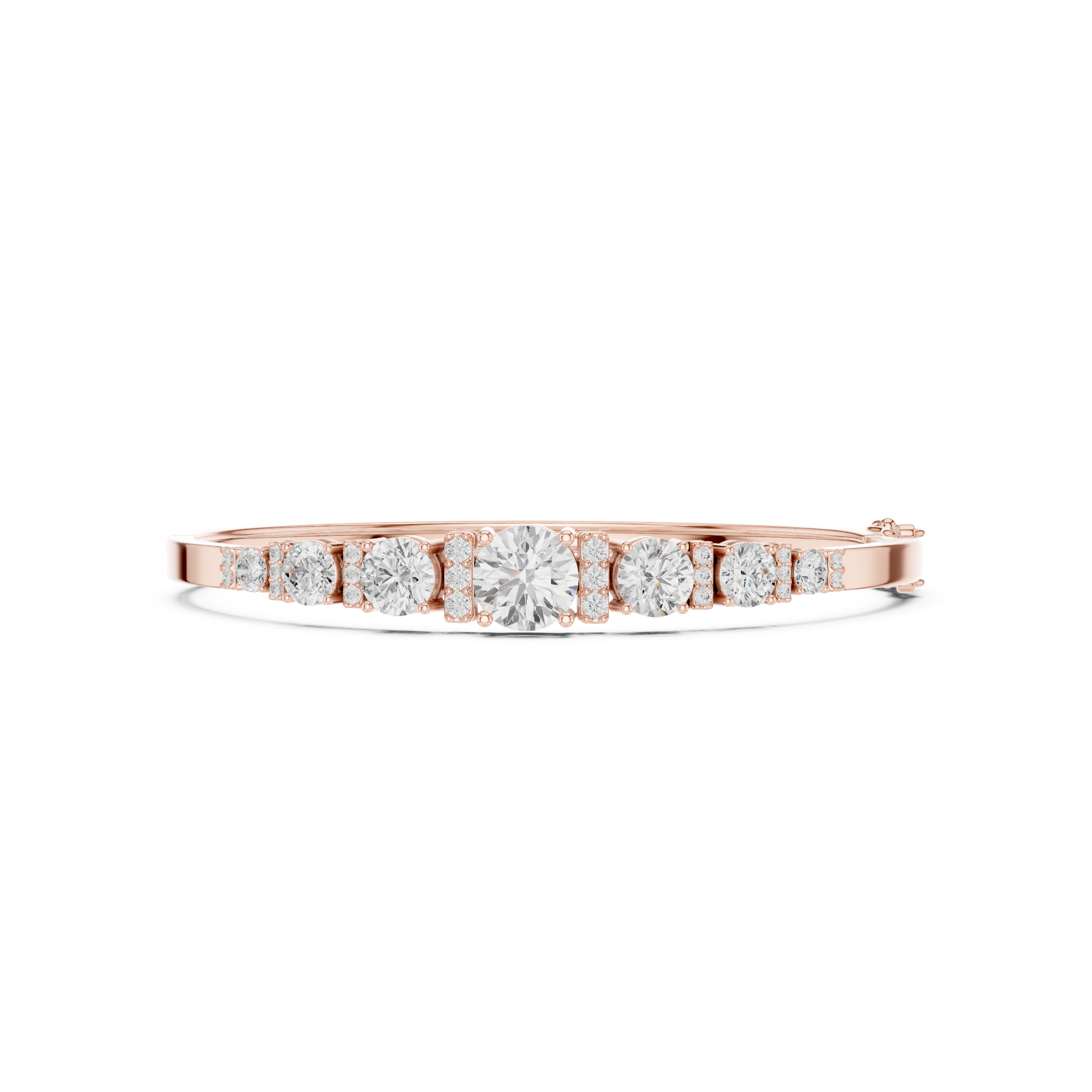 Round 5.14 Carat Lab Grown Diamond Bracelet