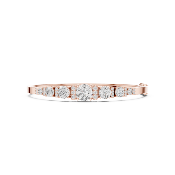 Round 5.14 Carat Lab Grown Diamond Bracelet