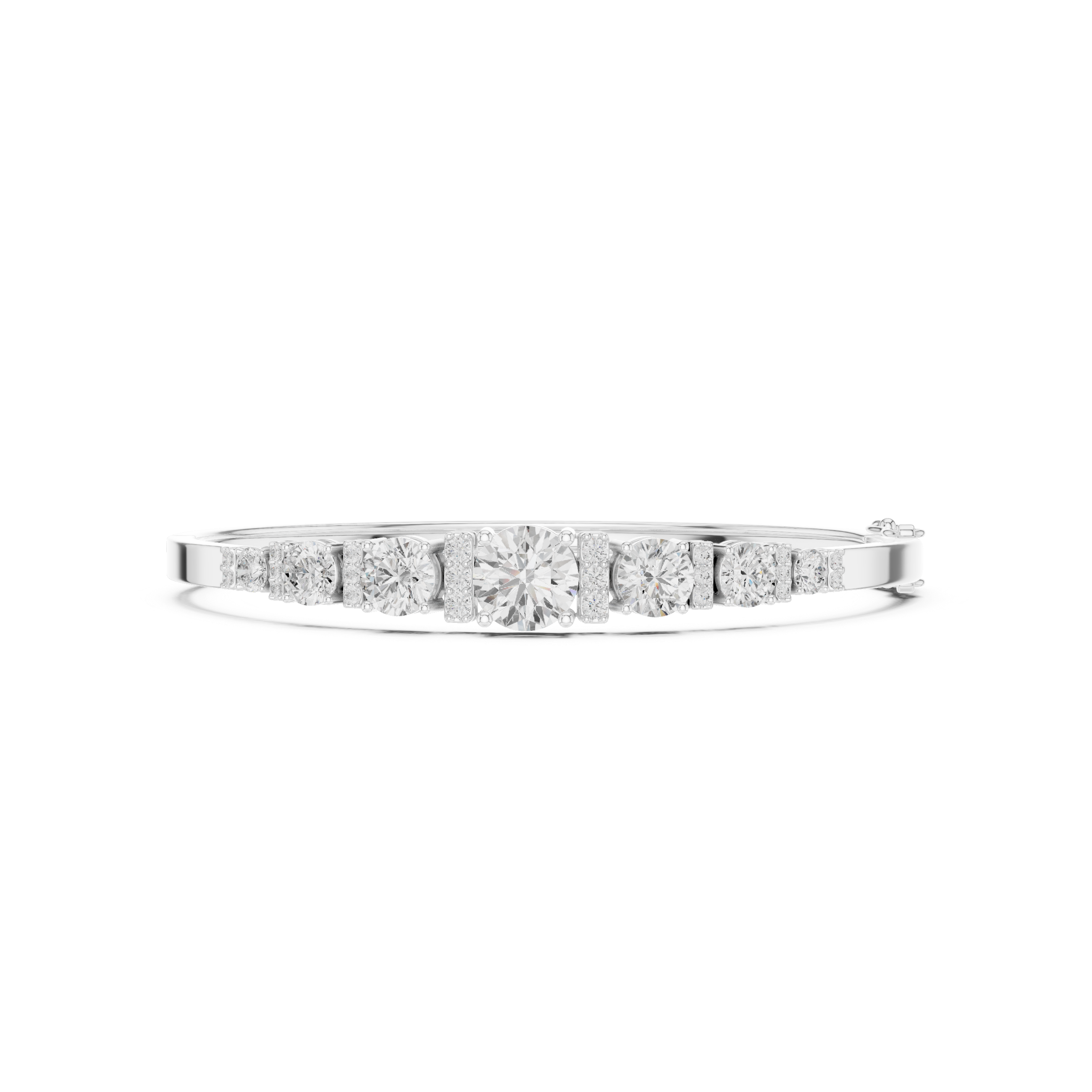 Round 5.14 Carat Lab Grown Diamond Bracelet